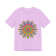Vibrant Mandala Tee with an intricate and colorful design perfect for expressing your unique style and personality