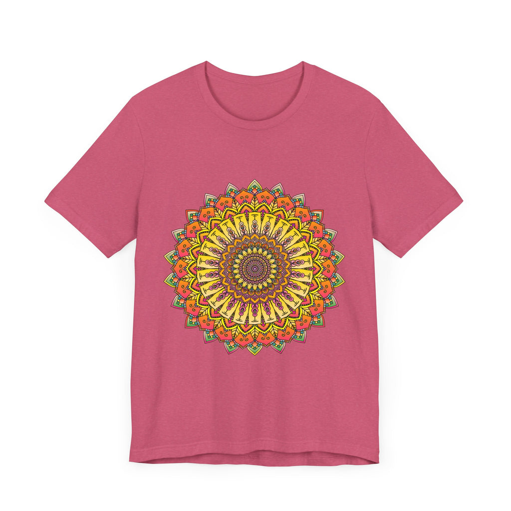 Intricate Mandala T-Shirt - Colorful Geometric Design 42