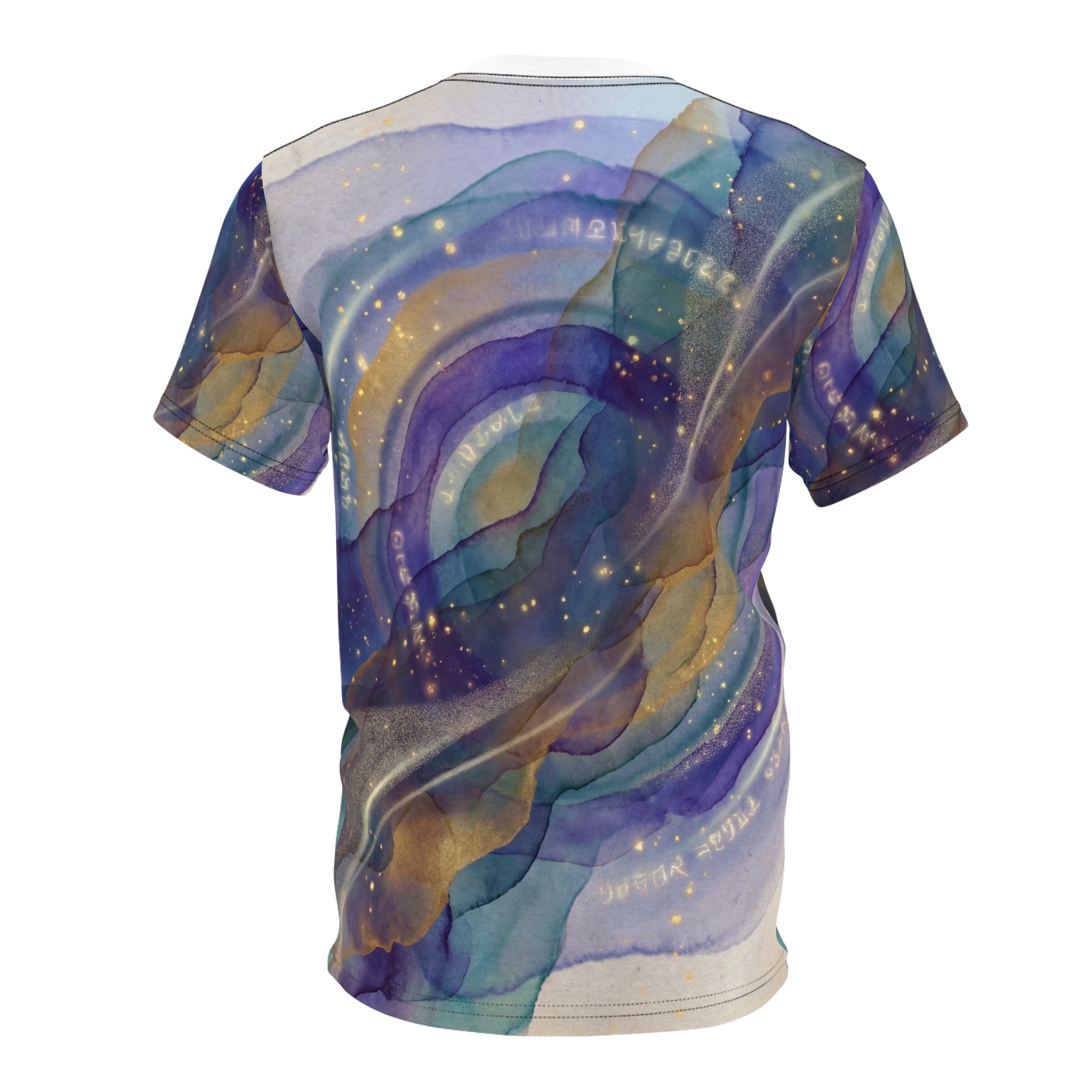 Cosmic Oracle Cat Tee - "Guidance & Intuition" Meditative Feline Graphic