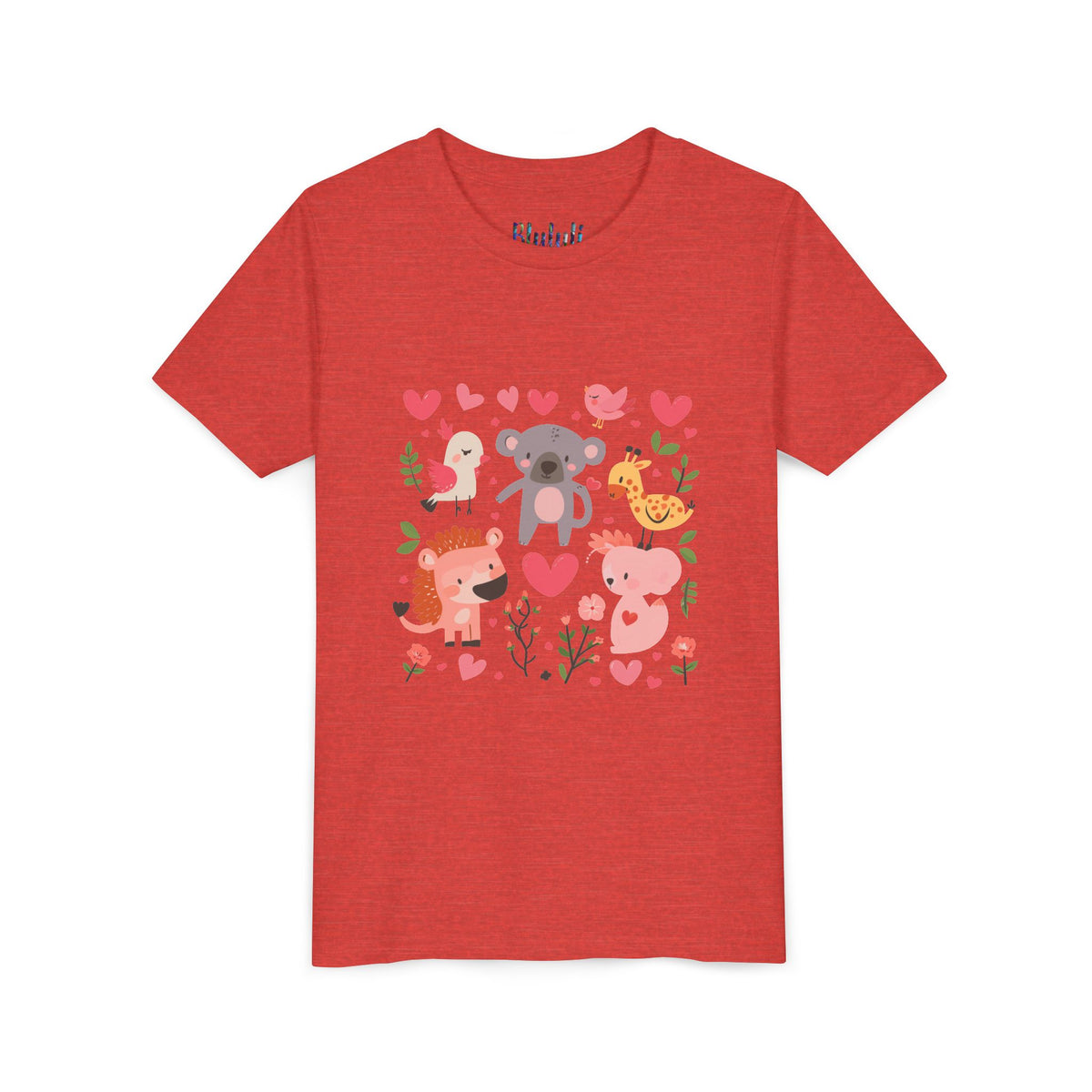 Entzückendes Animal Love Jugend T-Shirt, Süßes Kindershirt, Tier Grafik T-Shirt, Kindergeschenk, Geburtstags- oder Urlaubsoutfit 