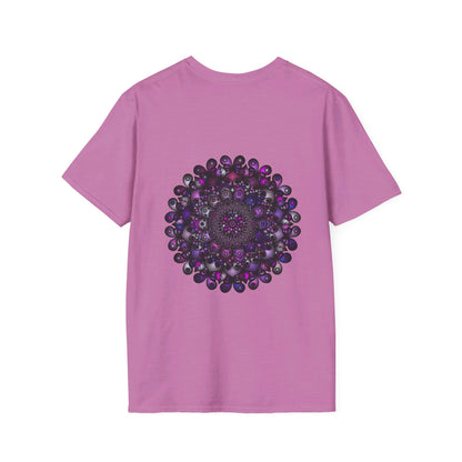 Handmade Mandala Art Softstyle T-Shirt with unique and eye-catching design