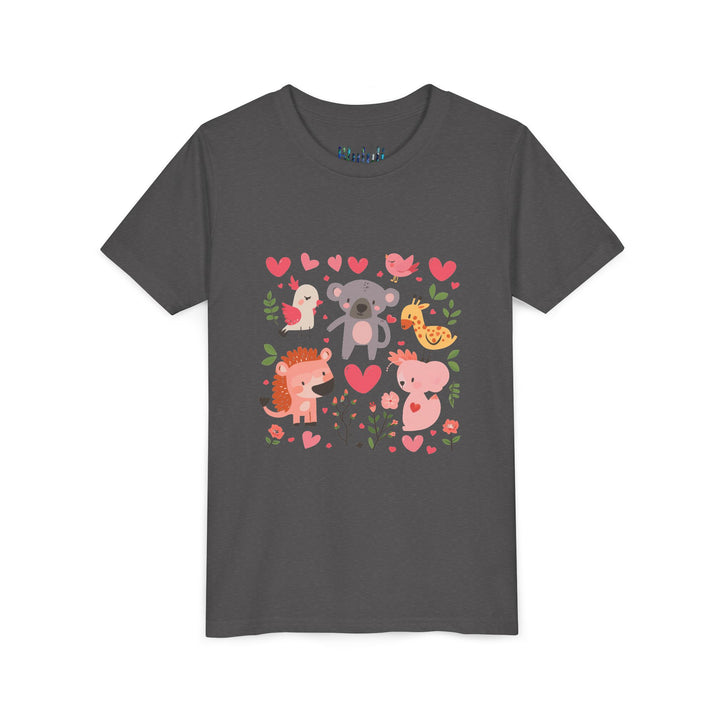 Adorable Animal Love Youth Tee, Cute Kids Shirt, Animal Graphic Tee, Children's Gift, Birthday or Holiday Outfit