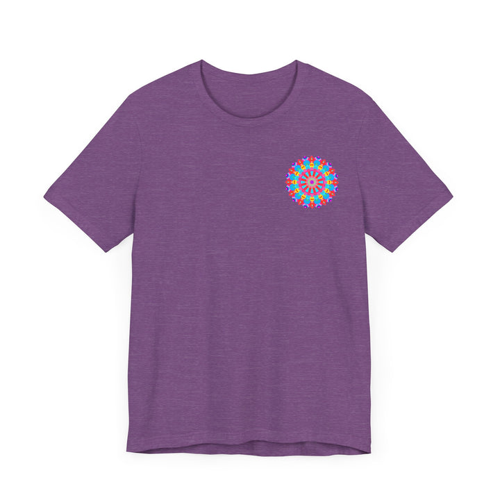 Vibrant Mandala Tee with intricate design representing spiritual peace and harmony, perfect for meditation and yoga enthusiasts