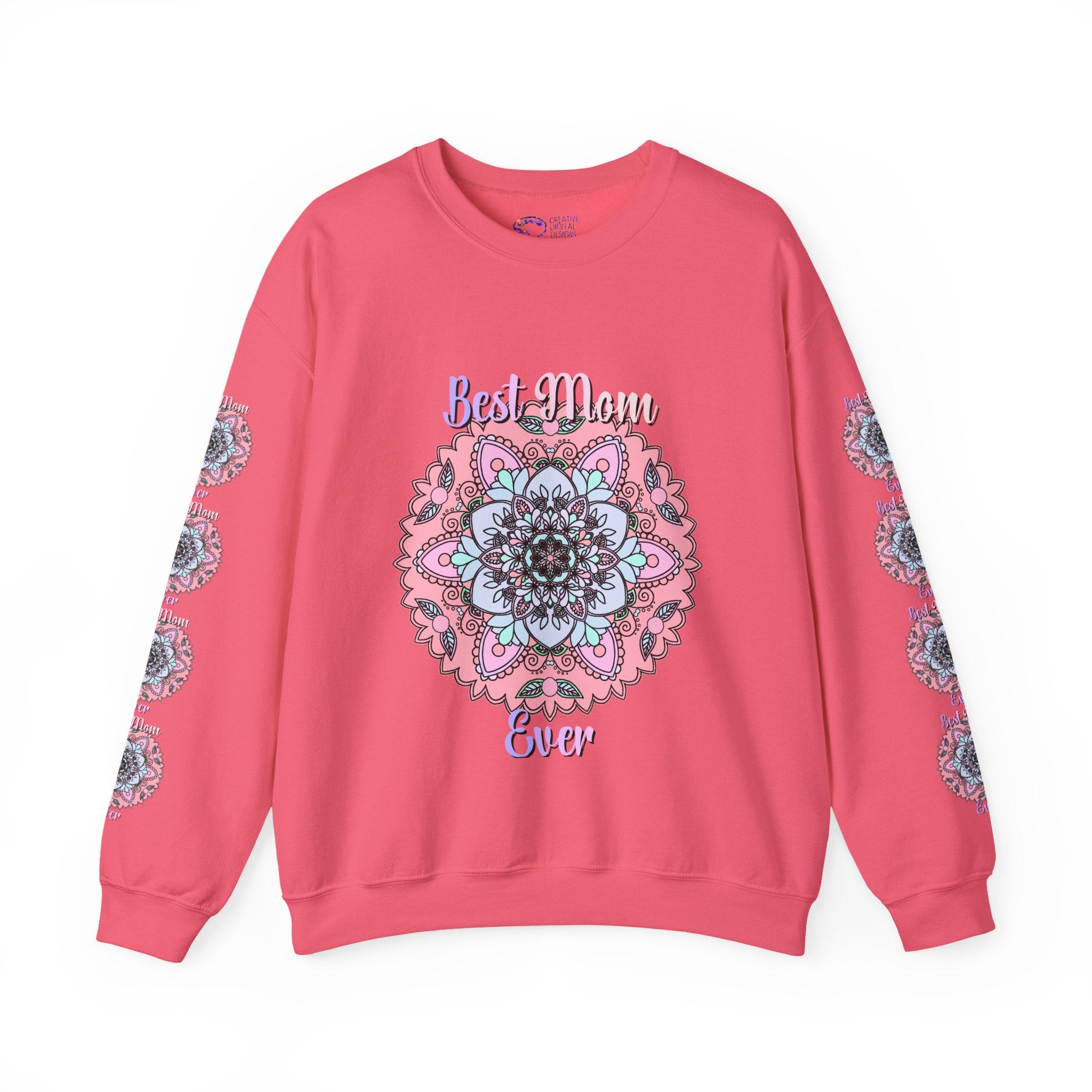 Best Mom Ever Intricate Mandala Art Sweatshirt
