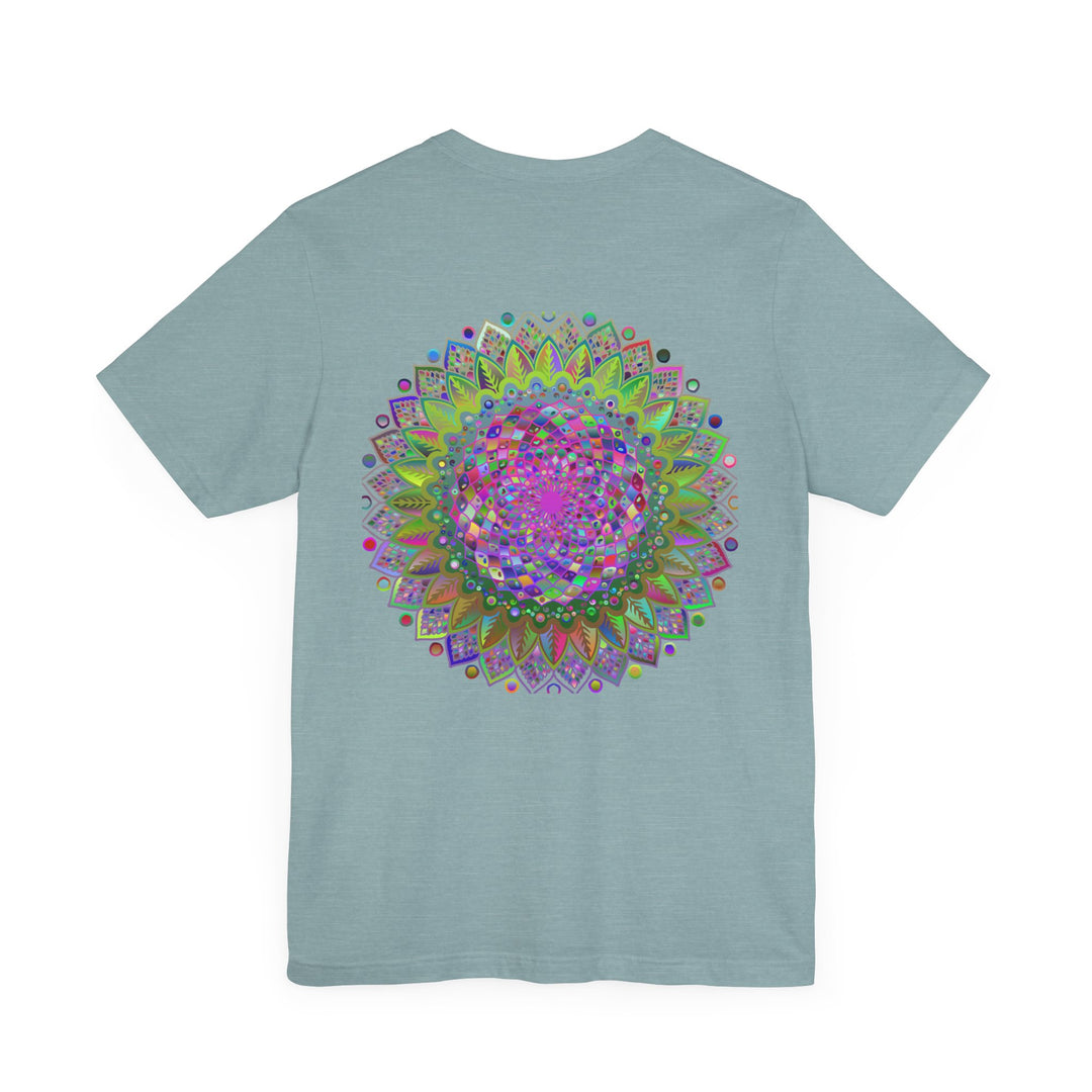 Vibrant mandala tee promoting spiritual harmony and inner peace