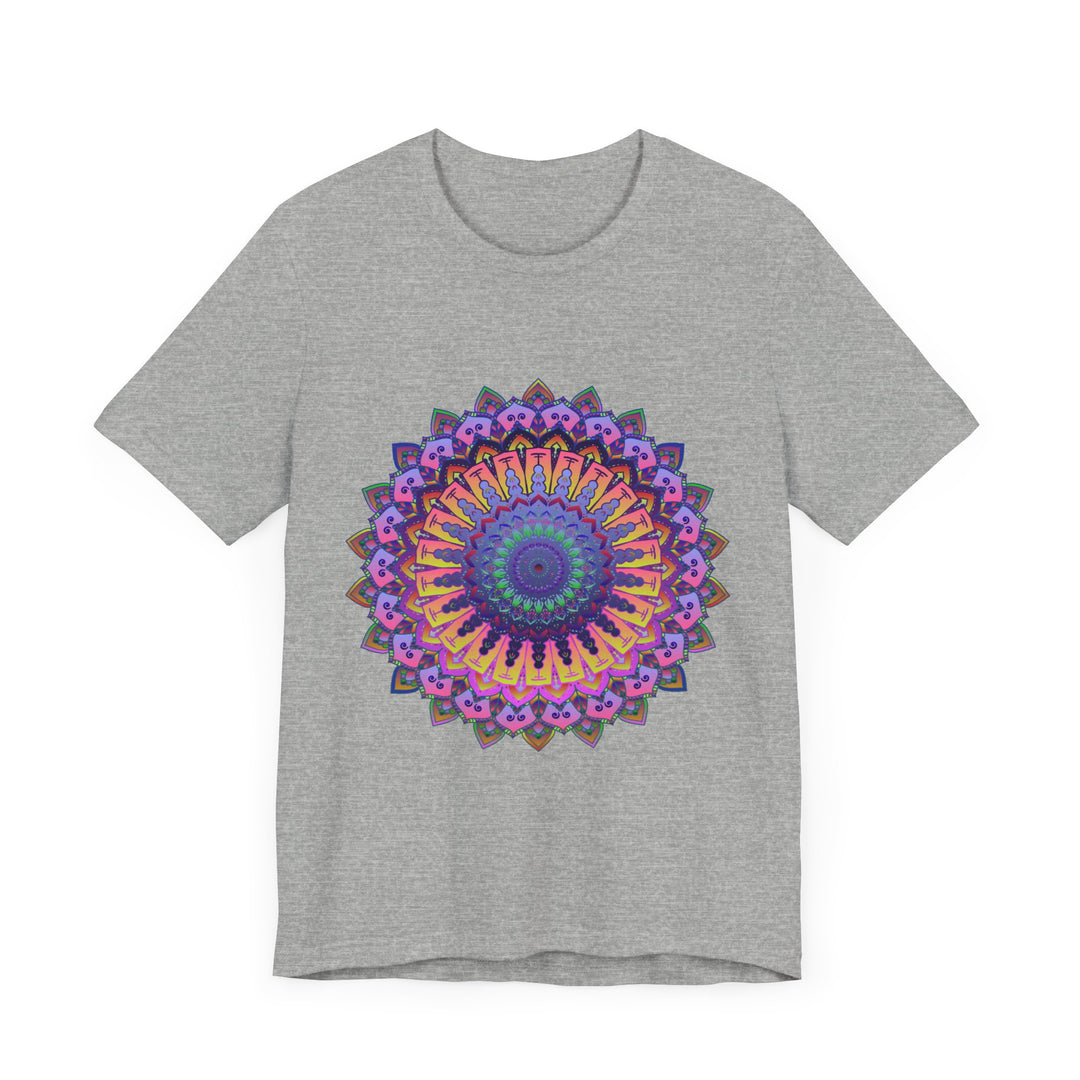 Vibrant and detailed mandala design tee perfect for meditation and relaxation