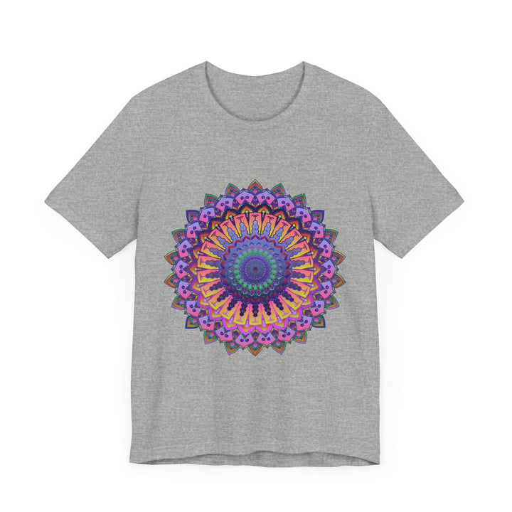 Vibrant and detailed mandala design tee perfect for meditation and relaxation