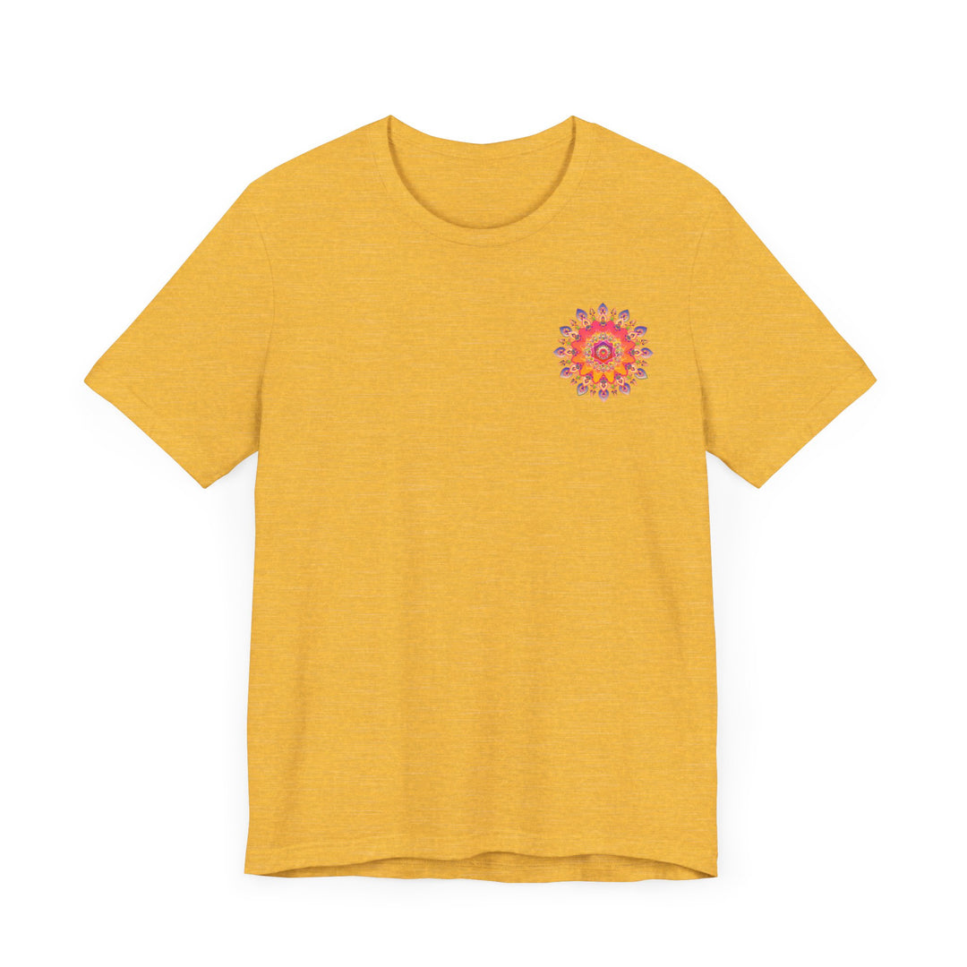 Beautiful Vibrant Mandala Tee with Intricate Spiritual Design for Inner Peace and Harmony