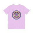 Vibrant Mandala Tee featuring intricate design, symbolizing spiritual peace, harmony, and balance in vivid colors and patterns