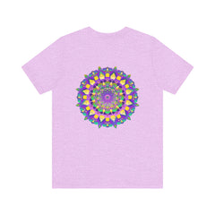 Vibrant Mandala Tee featuring intricate design, symbolizing spiritual peace, harmony, and balance in vivid colors and patterns