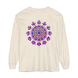 Intricate Mandala Long Sleeve T-Shirt - Unisex, featuring vibrant and detailed mandala design on a comfortable, long sleeve tee
