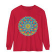 Colorful and intricate mandala design long sleeve t-shirt for men and women