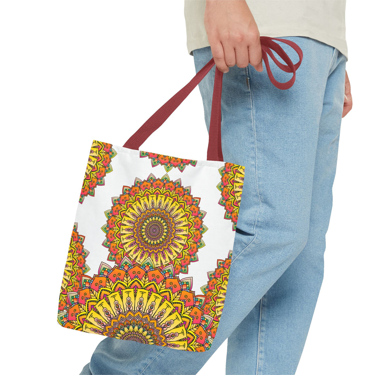 Solar Mandala Tote Bag