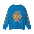 First Year Wedding Anniversary Gift Unisex Heavy Blend™ Crewneck Sweatshirt with '1 Year Down, Forever to Go' design