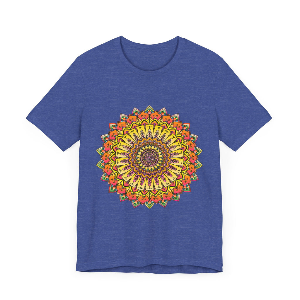 Intricate Mandala T-Shirt - Colorful Geometric Design 48