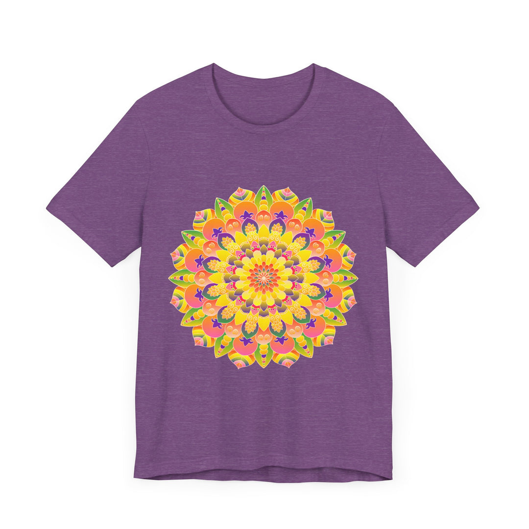 Vibrant Mandala Tee - Spiritual Art Design with Intricate Patterns and Bright Colors to Elevate Your Style