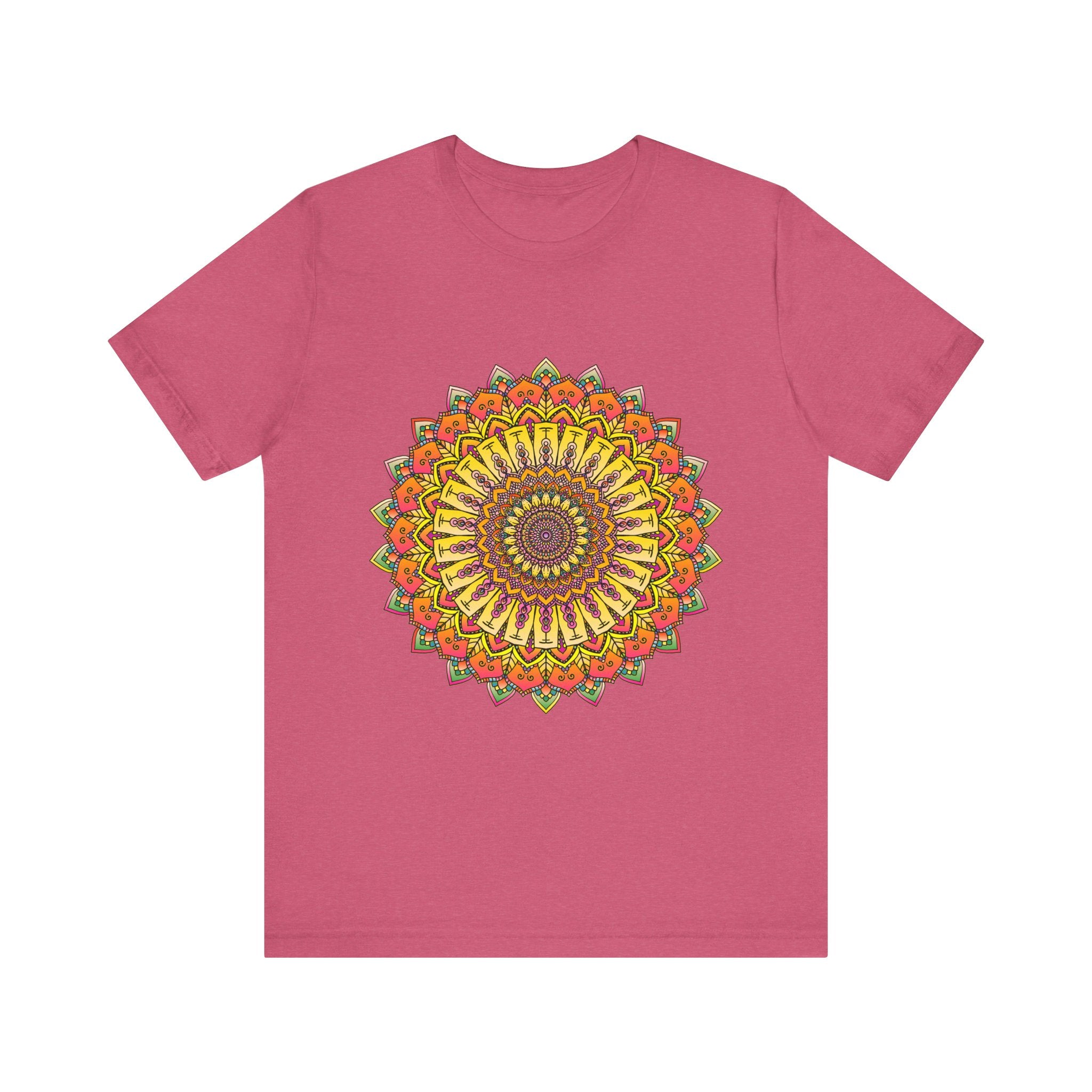 Intricate Mandala T-Shirt - Colorful Geometric Design 10