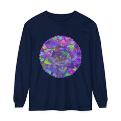 Intricate Mandala Long Sleeve T-Shirt - Psychedelic Art 5