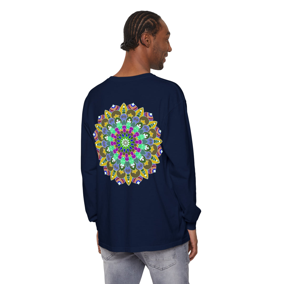 Colorful Mandala Long Sleeve T-Shirt - Spiritual Art 32