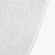 Runder Mandala-Teppich mit üppigen Farben auf sattem Lila – 60 Zoll