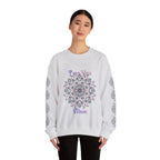 Felpa Mandala "Mamma Potente" in Morbide Tonalità Pastello