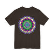 Beautiful Mandala Tee featuring intricate designs symbolizing spiritual peace and harmony in vibrant colors