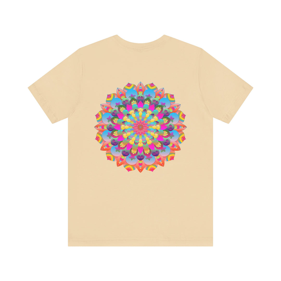 Stylish Mandala Tee with Lotus Flower Representing Harmony and Balance