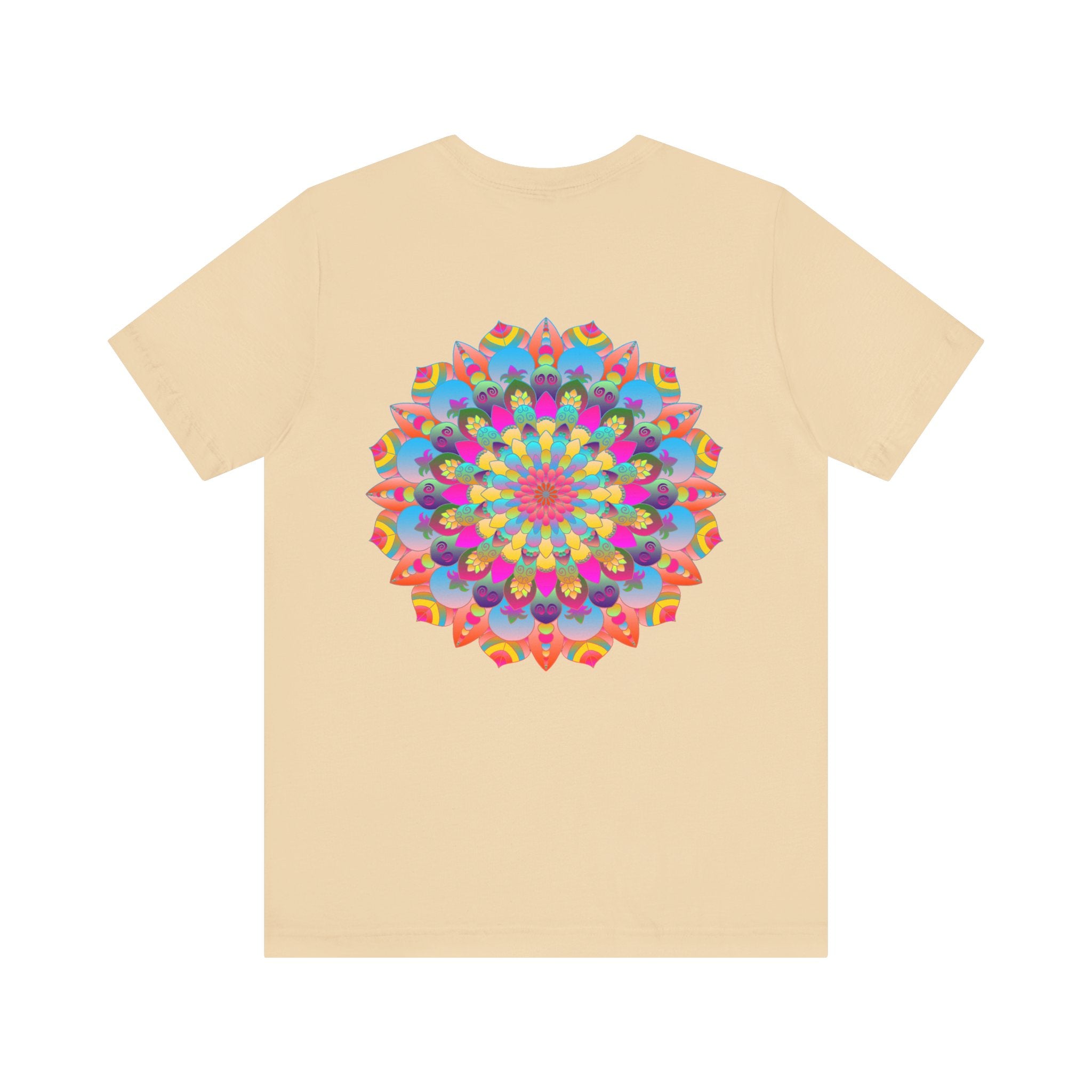 Stylish Mandala Tee with Lotus Flower Representing Harmony and Balance