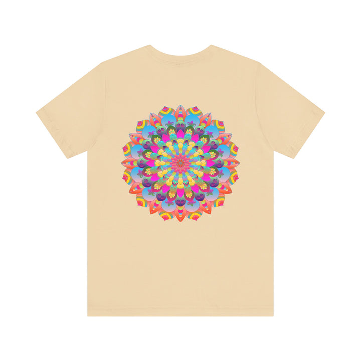 Stylish Mandala Tee with Lotus Flower Representing Harmony and Balance