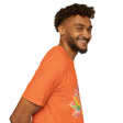 Lotus Mandala Unisex T-Shirt featuring a hand-drawn, unique design by Blululi