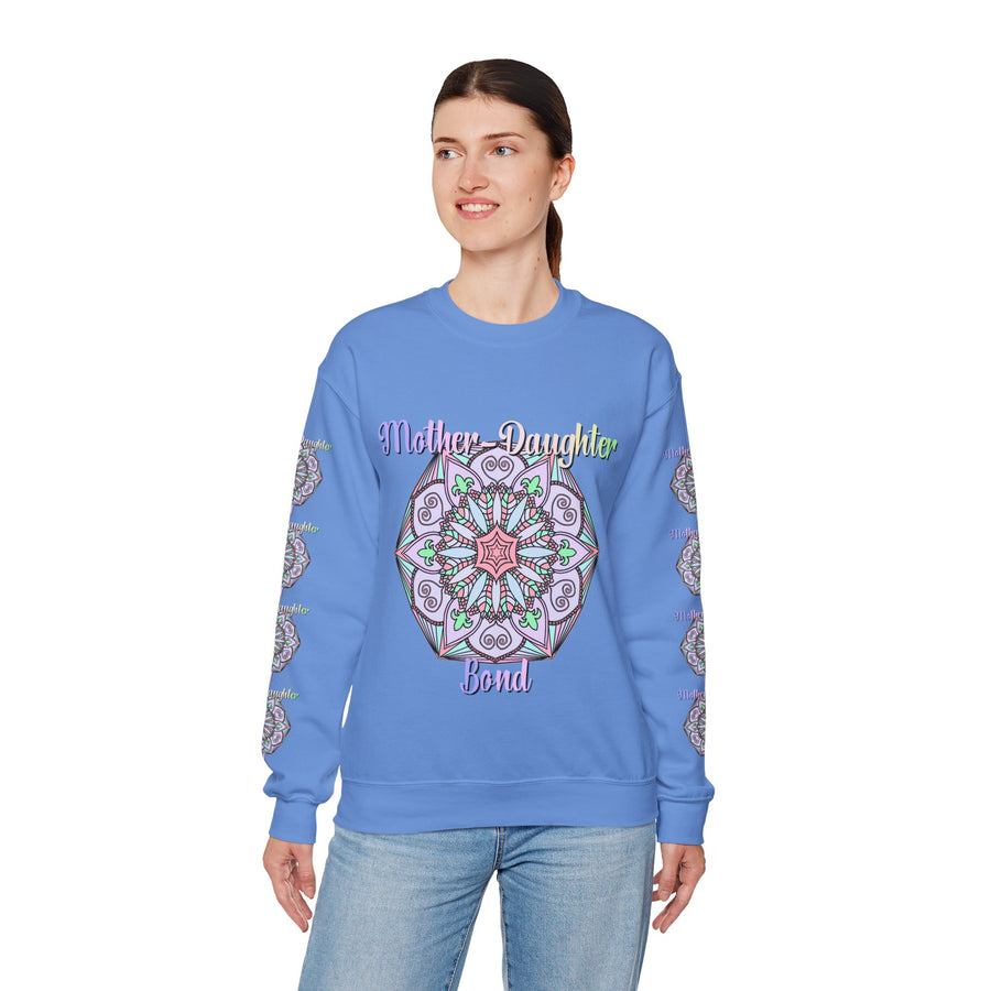 Mother-Daughter Mandala Sweatshirt Celebrating Unique Connections
