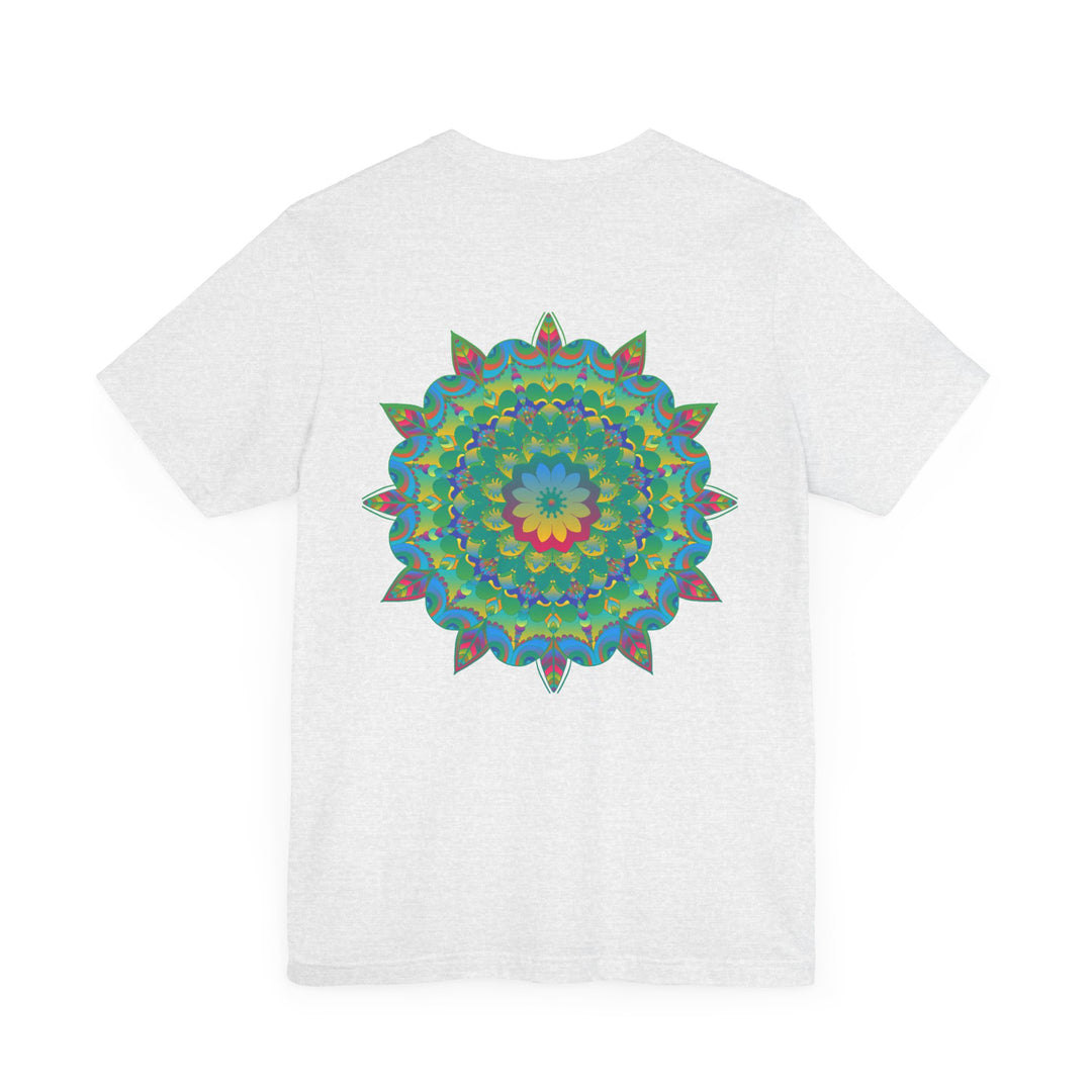 Beautiful Mandala Tee with intricate design representing spiritual peace and harmony, perfect for meditation and finding inner balance