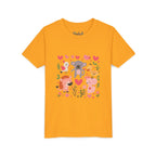 Entzückendes Animal Love Jugend T-Shirt, Süßes Kindershirt, Tier Grafik T-Shirt, Kindergeschenk, Geburtstags- oder Urlaubsoutfit 