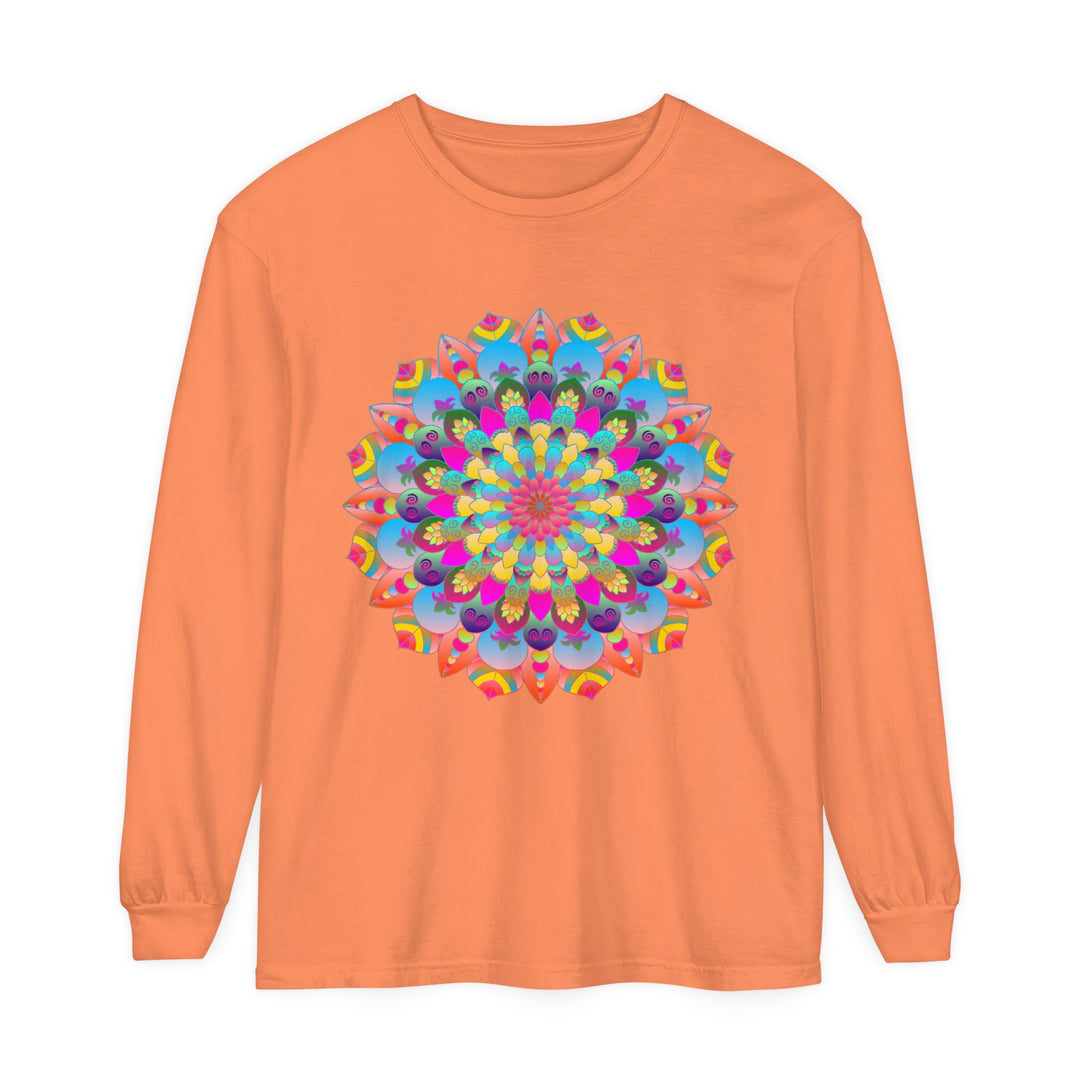 Colorful Mandala Long Sleeve T-Shirt - Psychedelic Art 2