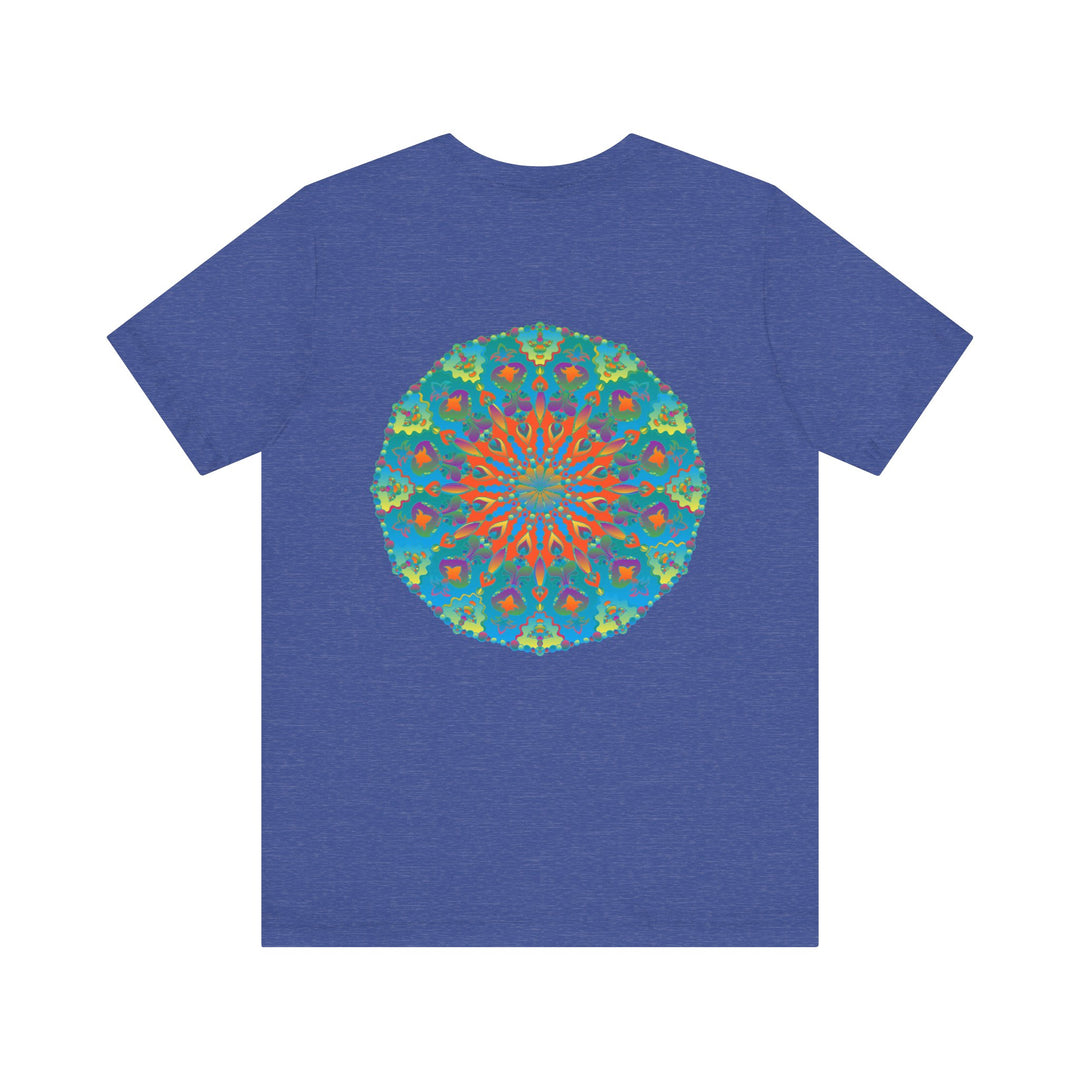 Beautiful Mandala Tee with intricate design symbolizing spiritual peace and harmony