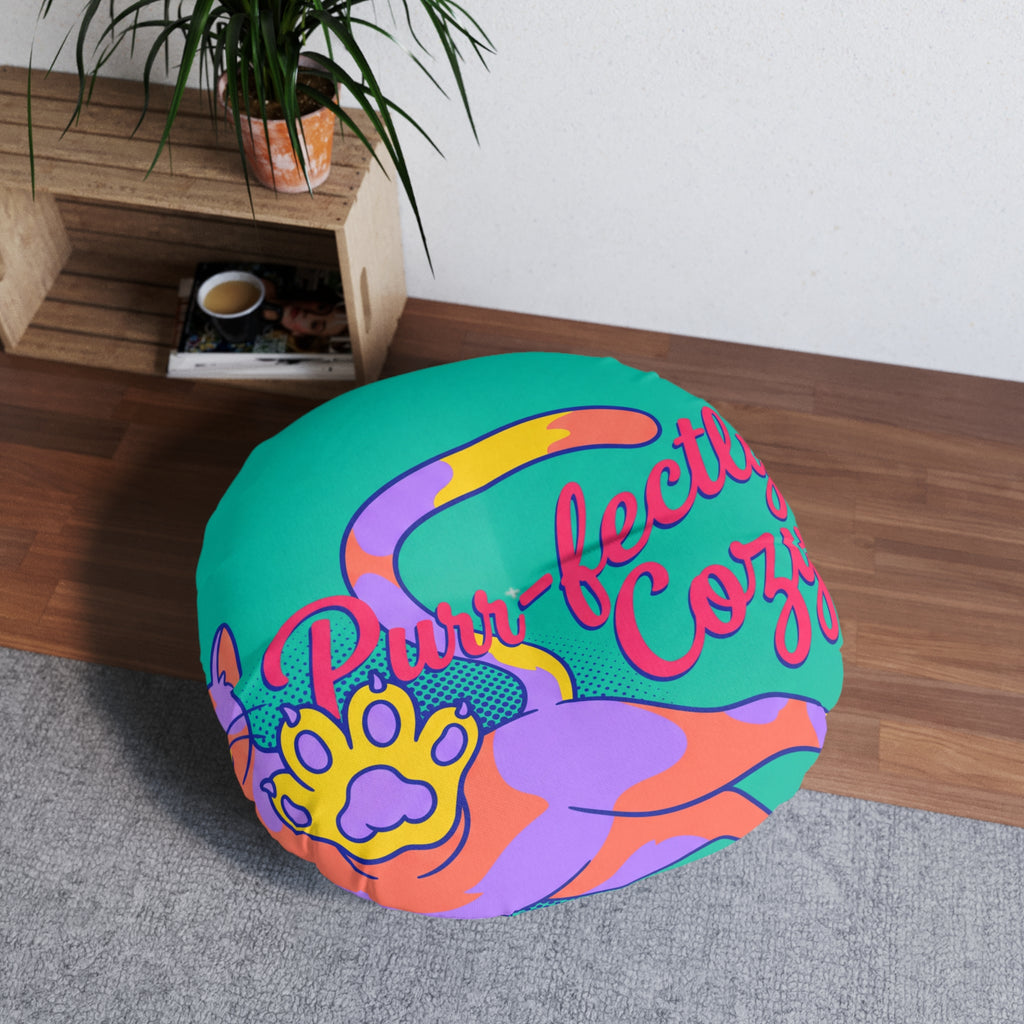 Purr-fectly Cozy Cat Floor Pillow