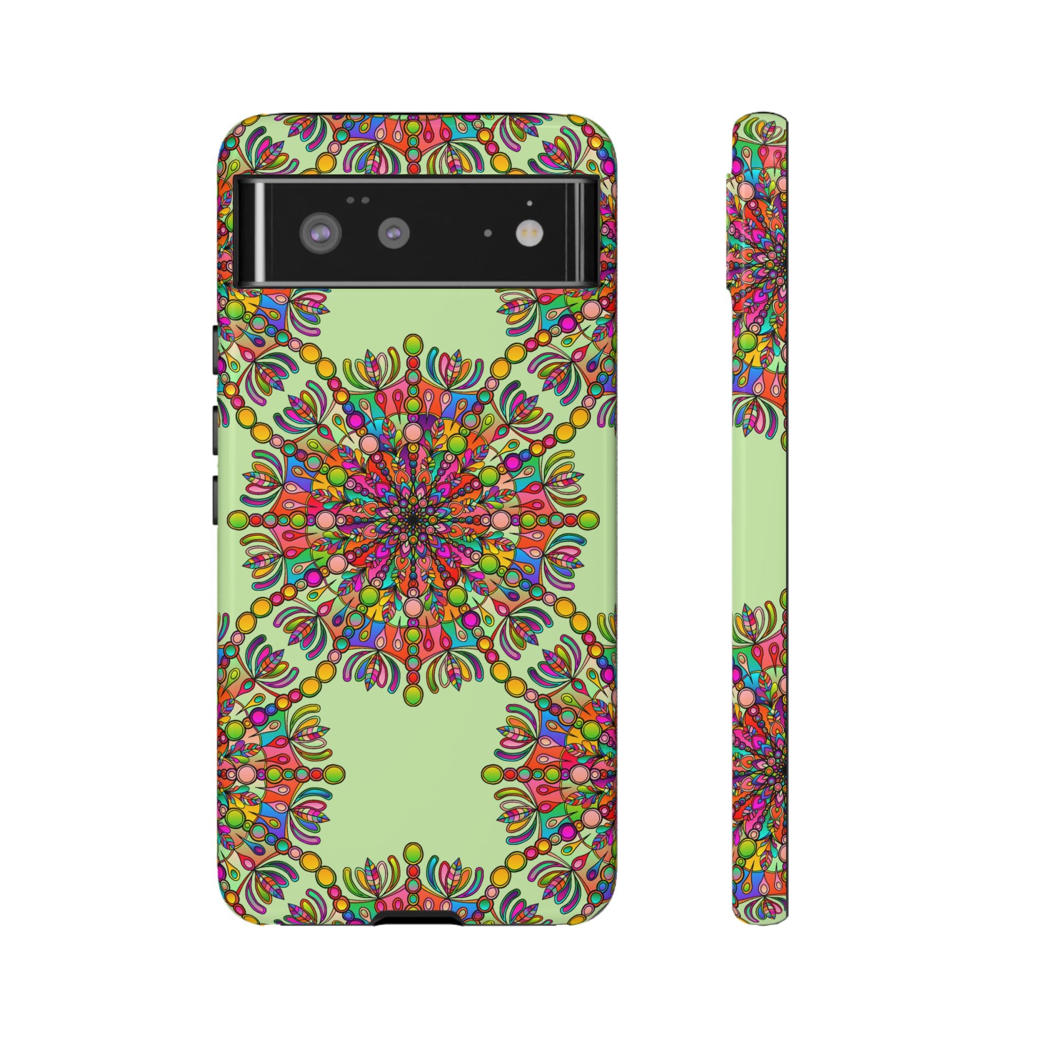 Vibrant Mandala iPhone & Google Pixel Case | Tough Cases