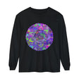  Vibrant and eye-catching mandala print on comfortable long sleeve tee 