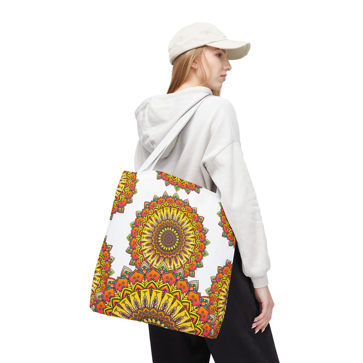 Solar Mandala Tote Bag