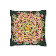 Mandala Boho Square Pillowcase