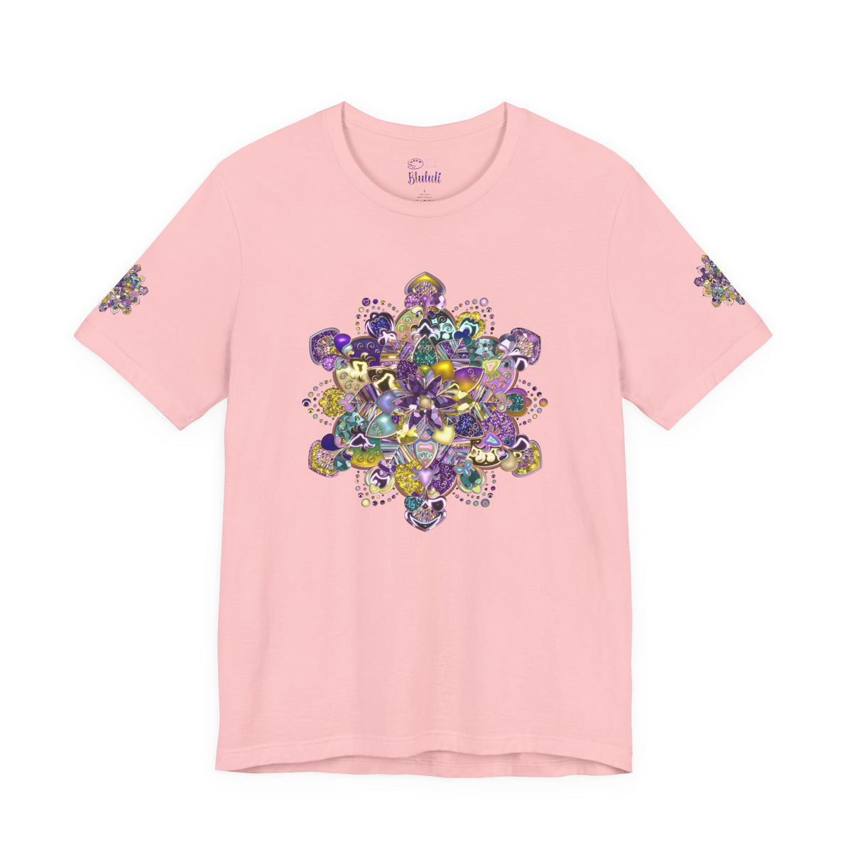 Unisex Floral Jewel Mandala T-Shirt