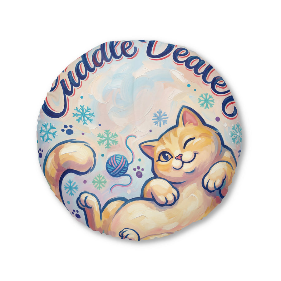 Cuddle Dealer Cat Round Floor Cushion