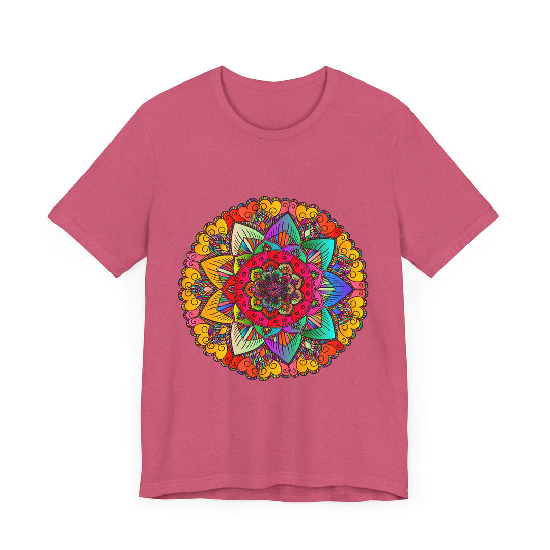 Colorful Mandala Tee with Intricate Tree of Life Design