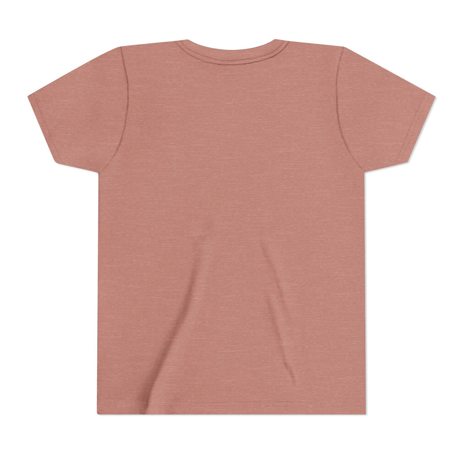 Youth Tee - Cartoon Sheeps Hugging Heart, Cute and Lovely Design