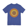 Beautiful and colorful Vibrant Mandala Tee featuring a design that embodies peace and harmony, perfect for expressing your inner zen and positive vibes