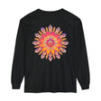 A colorful and intricately designed vibrant mandala unisex long sleeve t-shirt