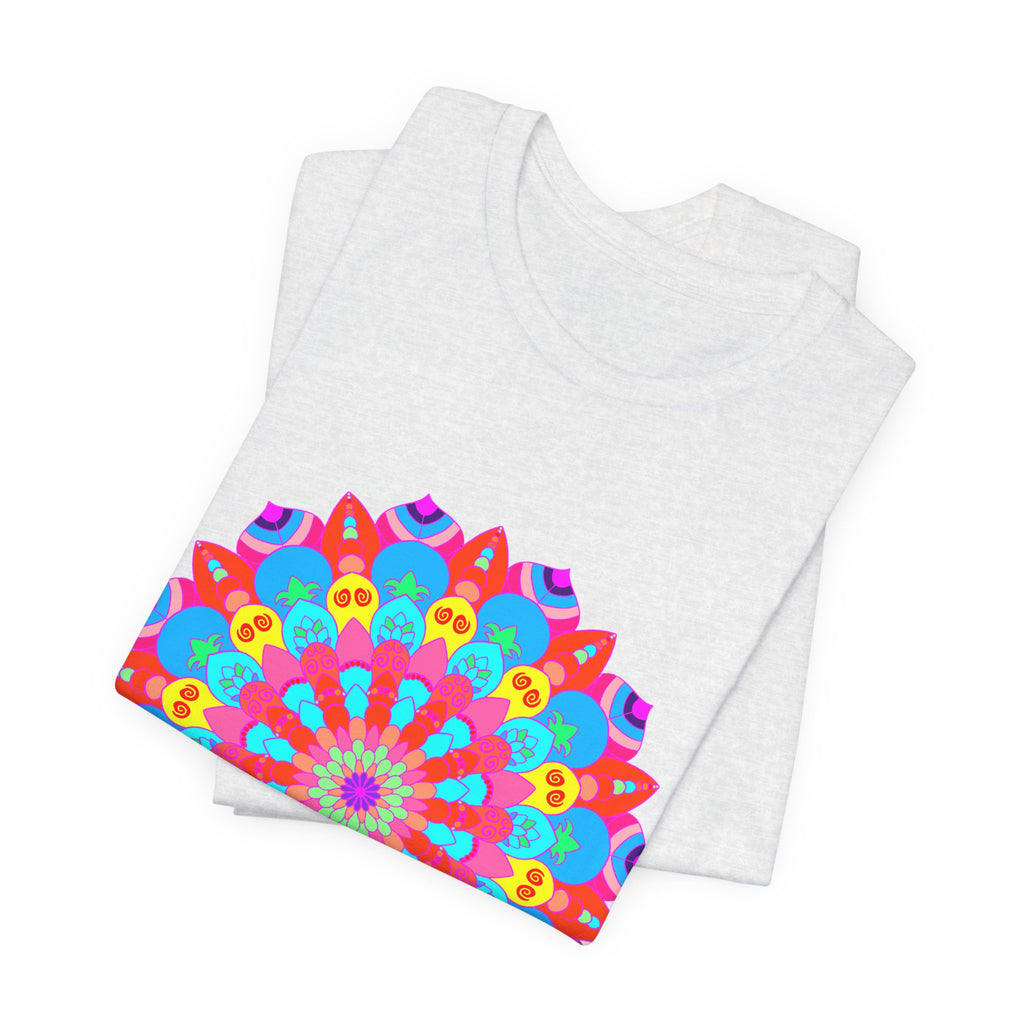 Colorful Mandala T-Shirt with intricate psychedelic art design for an eye-catching look