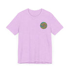 Vibrant mandala t-shirt featuring intricate spiritual design for peace and harmony