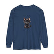 Cute Kitten with Blue Eyes Long Sleeve T-Shirt Alt Text 54