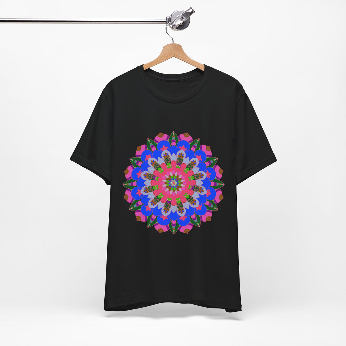 Colorful Mandala Geometric T-Shirt with a vibrant and intricate design